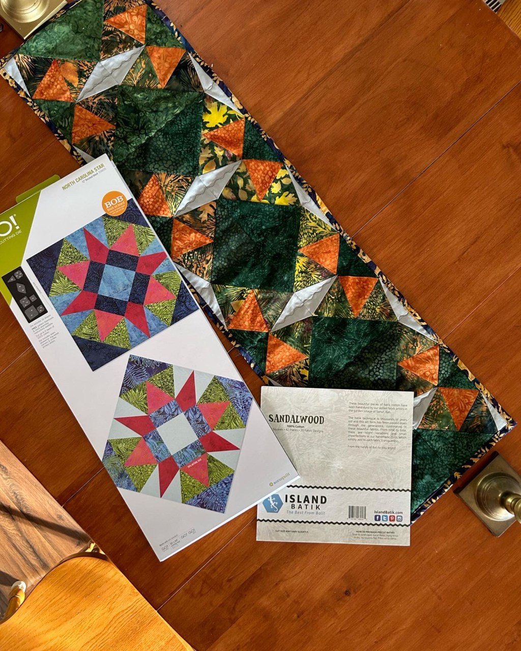 Island Batik Ambassador Project with Accuquilt! North Carolina Star BOB