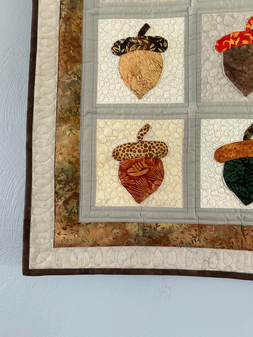 Acorn Soup! August Island Batik&nbsp;Challenge